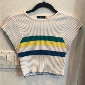 BDG Ribbed Crop Top size L